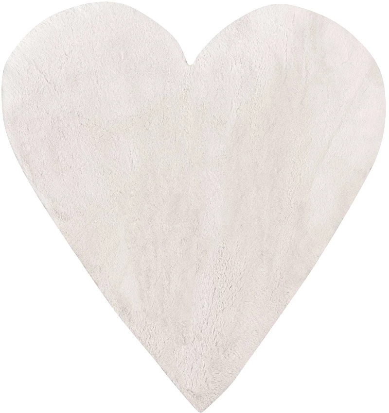 Παιδικό Χαλί BOUND WHITE HEART MADI Homeware 160 x 160 εκ.