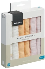 Λαβέτες-Πανάκια Ώμου Μουσελίνας 30x30cm Kikka Boo Hedge-hugs 6τμχ