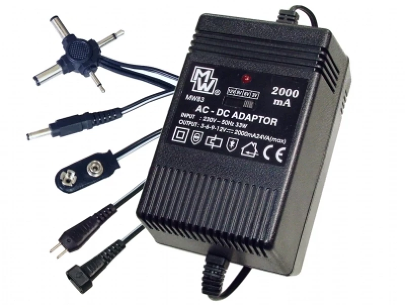 Minwa MW-83 Universal Τροφοδοτικό 1500mA