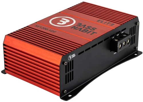Bass Habit Ενισχυτής Mono/Full range Class D 1200W 1 ohm Bass Habit SPL Elite SE1200.1DF