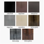 Μεταλλικό Κουτί Αποθήκευσης Ξύλων 63x54x44cm Καφέ-Brown / 103B