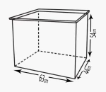Μεταλλικό Κουτί Αποθήκευσης Ξύλων 63x54x44cm Πατίνα-Ασημί / 103PS