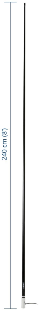 Scout® Κεραία AM-FM Fiberglass KS-124 2,4m (8′) Black Edition
