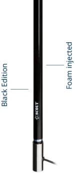 Scout® Κεραία AM-FM Fiberglass KS-124 2,4m (8′) Black Edition