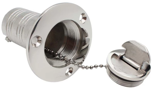 Τάπα Πλήρωσης Inox Ίσια - 50mm