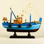 Διακοσμητικό Καΐκι Ξύλινο 20.0×20.0×17.0cm