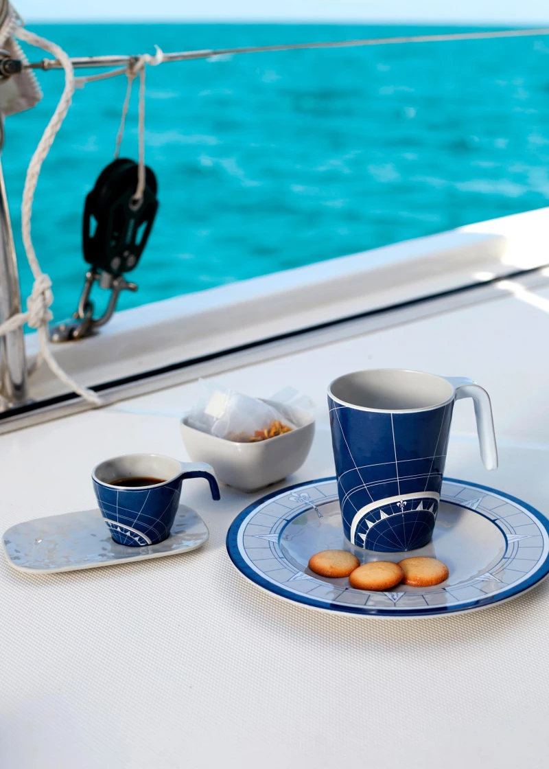 Φλυντζάνι Καφέ Μελαμίνης Pacific Marine Business (Σετ 6 Τεμάχια)