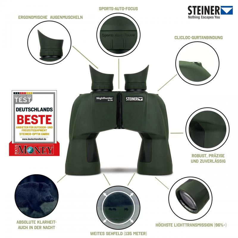 Κυάλια Steiner Nighthunter 8×56