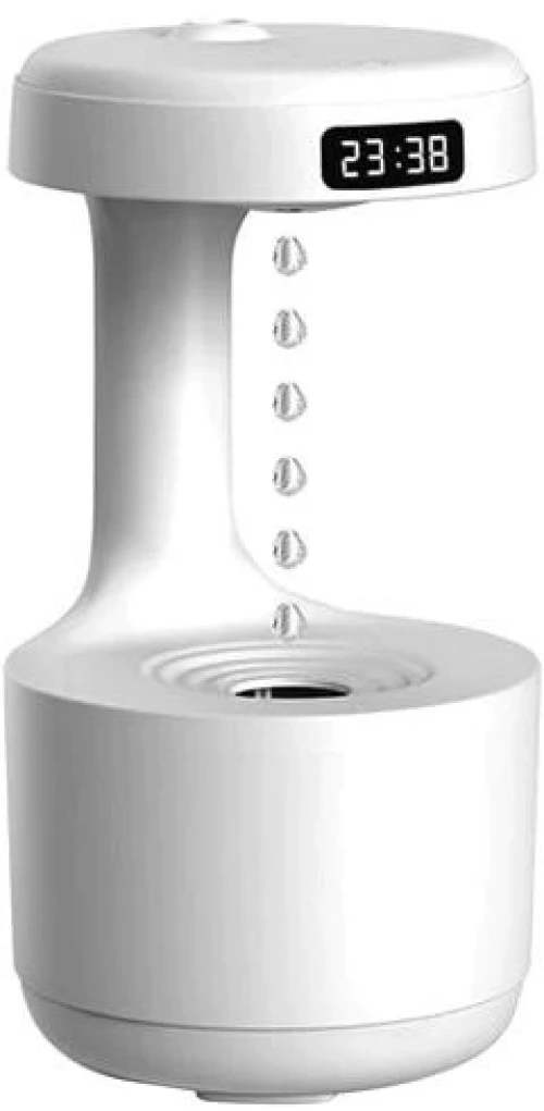 Scandinavian Collection - Humidifier with Anti-Gravity Effect and Clock / Home and Kitchen