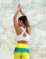 Single Crossed Sport Bra Lismina 102 White