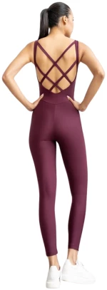 Double Cross Jumpsuit Push-Up και Σμίλευσης Q-871 Damson