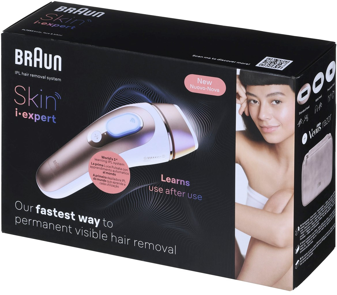 Braun Silk-Expert Pro IPL PL7253 Intense pulsed light (IPL) Rose gold, White