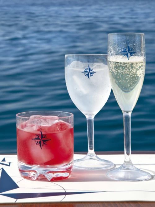 Ποτήρι Κρασιού Φ7,5cm Northwind Marine Business MS BPA free (Σετ 6 Τεμάχια)