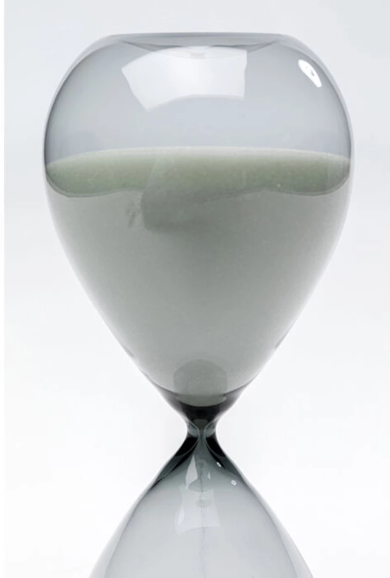 Κλεψύδρα Timer Μαύρη 9,2x9,2x25 εκ.