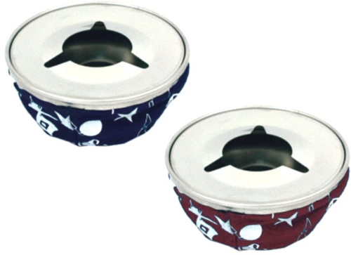 Τασάκι Inox Αντιανεμικό  - Μπλέ