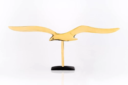 Γλάρος με βάση ορειχάλκινος - 35x21cm