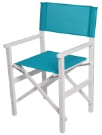 Πολυθρόνα Σκηνοθέτη Αλουμίνιο / Διάτρητο PVC 55x46xH88cm