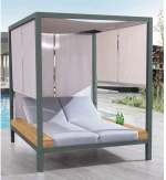 Fiorella Daybed Αλουμινίου Ανθρακί