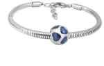 Ατσάλινο βραχιόλι με charm (B3290)