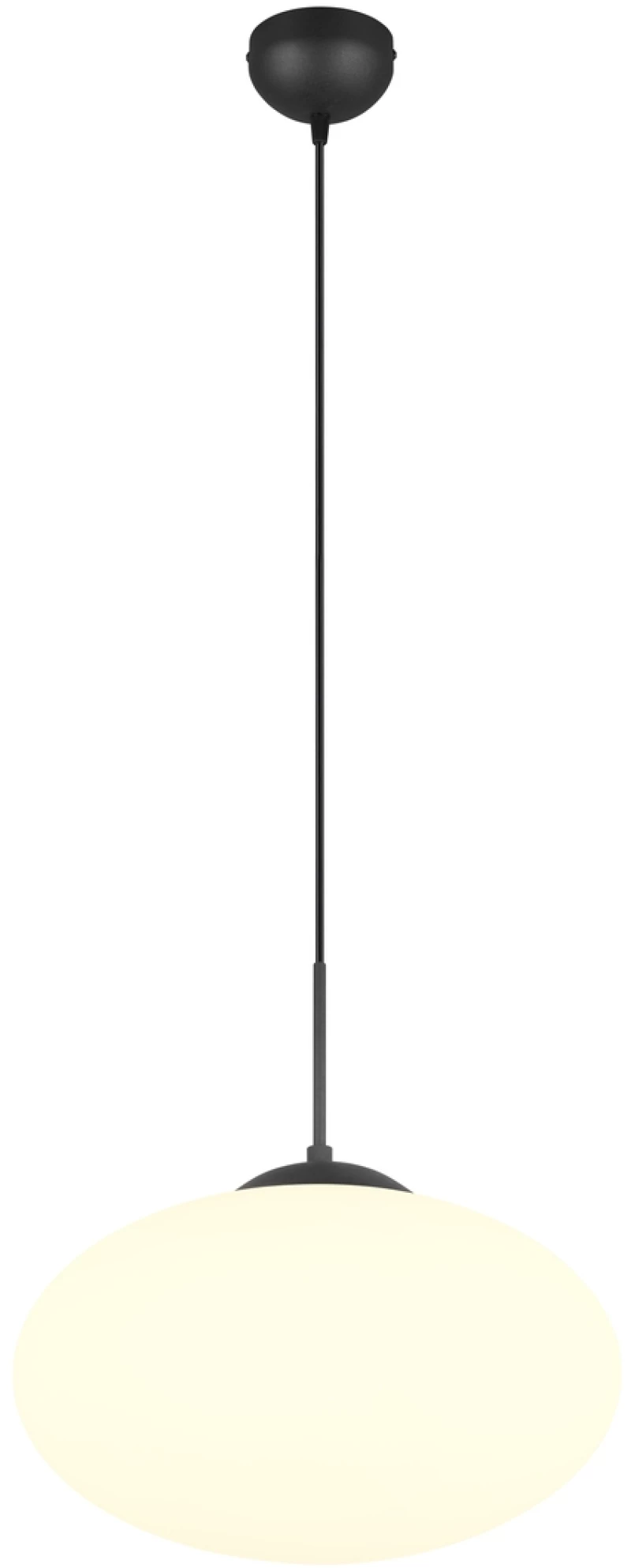 Φωτιστικό Κρεμαστό Trio Lighting FOMENTO 363190132 Μαύρο Ματ (Black Mat)