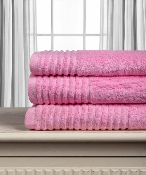 Βαμβακερή πετσέτα ΕΡΑΤΩ 600gsm (50cm x 100cm) Pink Silk Fashion