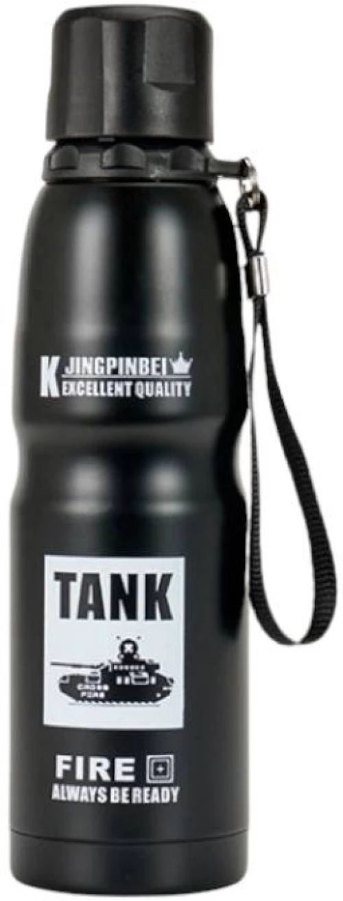 Φορητό παγούρι-θερμός - 550ml - 123873 - Black