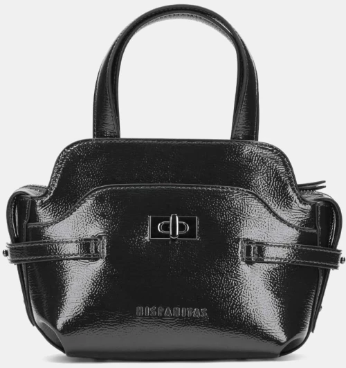 Τσάντες Γυναικείες Hispanitas BI243533-BLACK River λουστρίνι σε χρώμα μαύρο