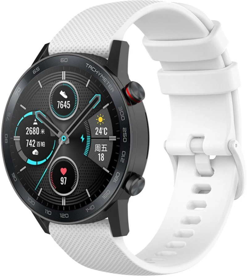 Λουράκι Texture για Smartwatch 22mm-White OEM