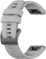 Techsuit® QuickFit Λουράκι Σιλικόνης για Garmin Fenix 5/6/6 Pro/7/8 (47mm)- Gray