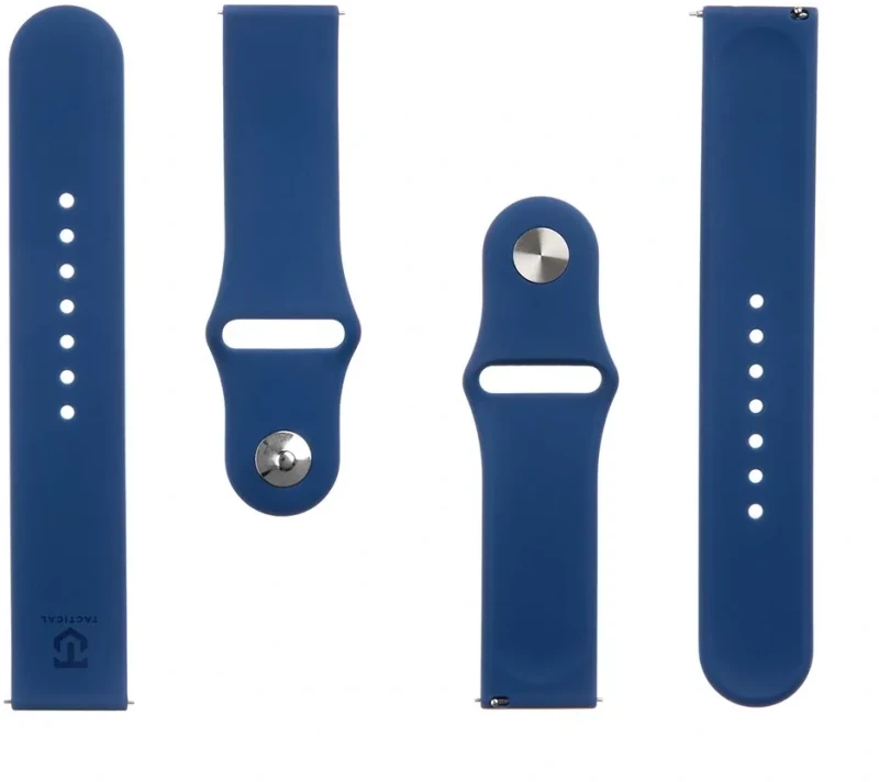 Tactical® Λουράκι Σιλικόνης Silicone Band Για Huawei GT2e/GT2 (Fits all 22mm) - Μπλε