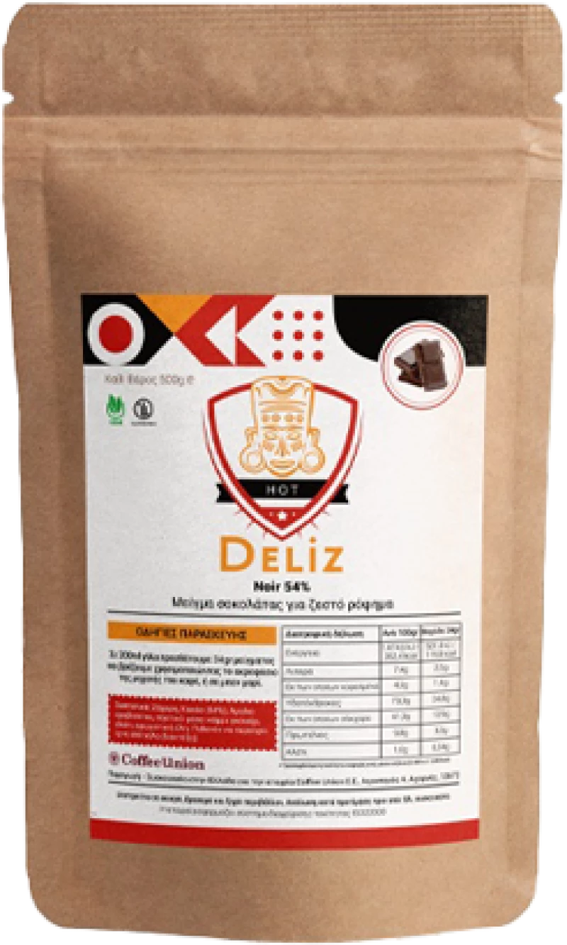 Deliz Ρόφημα Σοκολάτας 500gr / Noir 54%