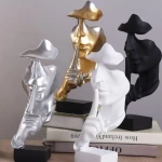 Μοντέρνο Επιτραπέζιο Διακοσμητικό Πρόσωπο - 28cm