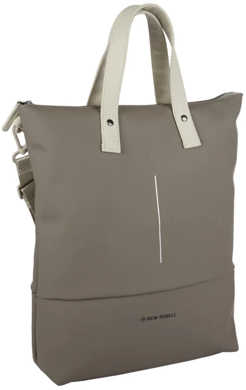 New Rebels - Matteo Trenton Σακίδιο Πλάτης Shopper Αδιάβροχη 18L - Taupe