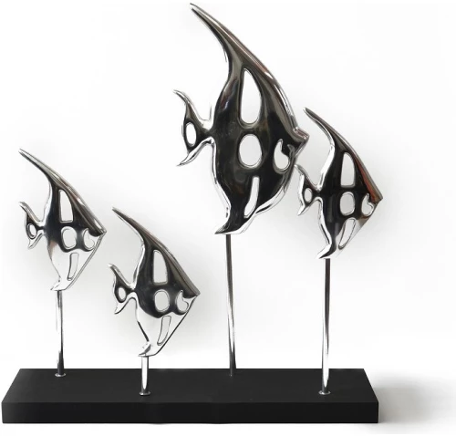 Διακοσμητικό επιτραπέζιο με ψάρια 55cm