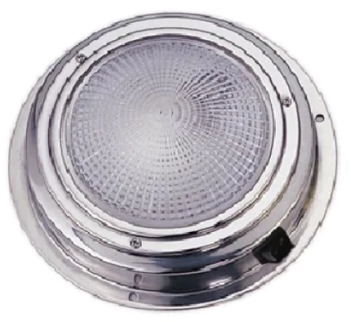Πλαφονιέρα Inox με Διακόπτη - 3''