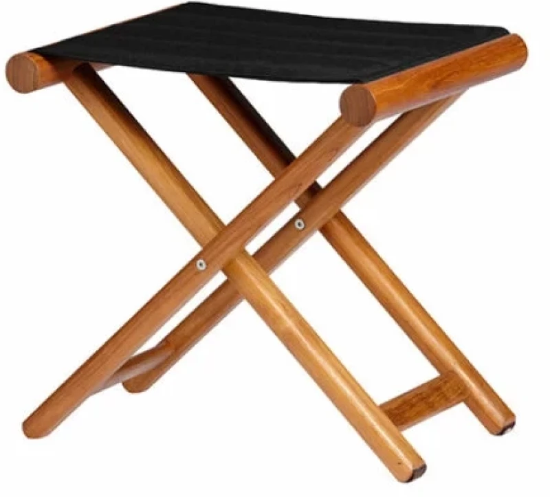Marine Business Σκαμπό Πτυσσόμενο Teak 45x36x46cm-Black