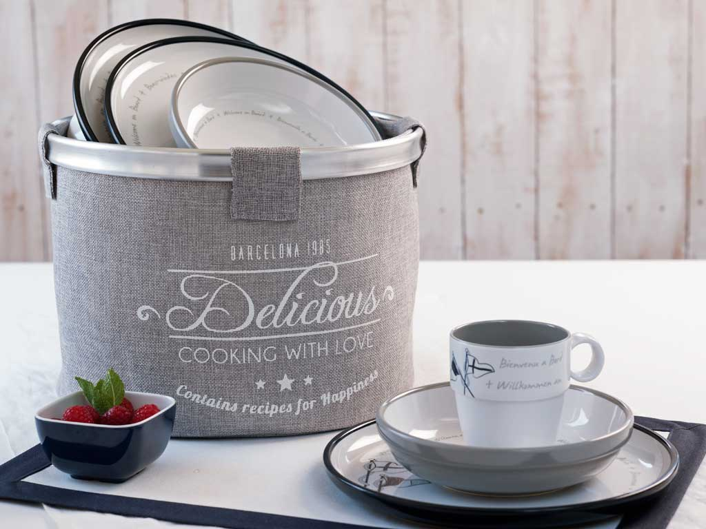 Marine Business Welcome on Board Μπολ Μικρό Μελαμίνης 12,5cm (6 Τεμάχια)