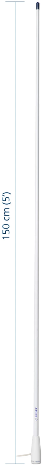 Scout® Κεραία CB Fiberglass KS-7B 1,5m (5′)