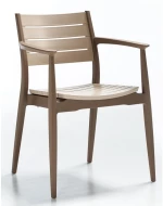 Regnum πολυθρόνα Brown-Cappuccino  58x54x82cm