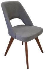 Amelia ξύλινη καρέκλα 48x46x85 Γκρί