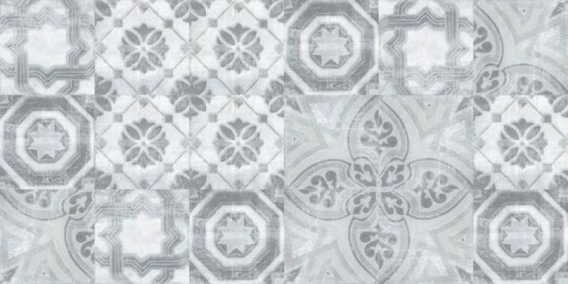 Πλακάκι Heritage 30x60 Γκρι Ματ Decor Patchwork