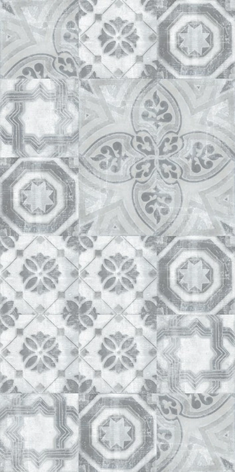 Πλακάκι Heritage 30x60 Γκρι Ματ Decor Patchwork
