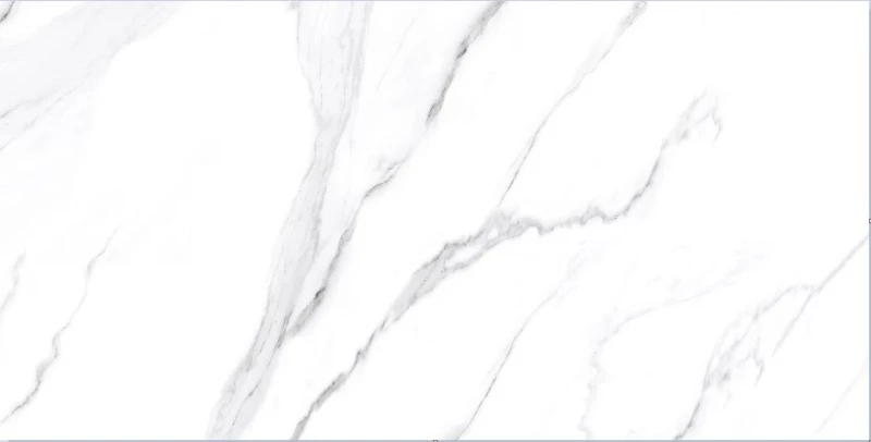 Πλακάκι Tropical Statuario Grey 60Χ120 Λευκό Γυαλιστερό