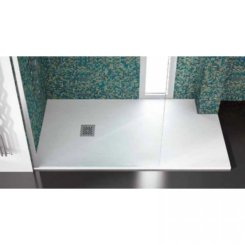 Ντουζιέρα Ορθογώνια Karag Pietra 90X180 Λευκή