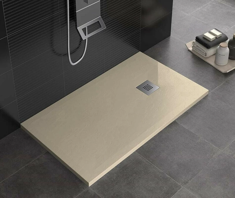 Ντουζιέρα Ορθογώνια Karag Pietra 80X160 Cream