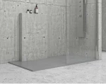 Ντουζιέρα Τετράγωνη Karag Pietra 90X90 Cemento