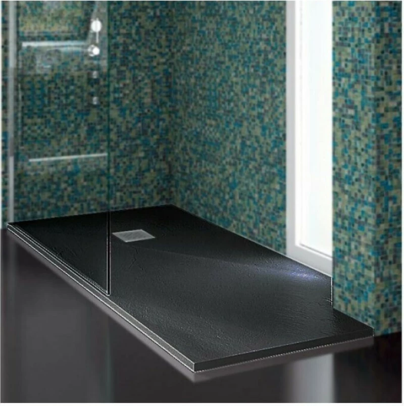 Ντουζιέρα Τετράγωνη Karag Pietra 90X90 Ardesia