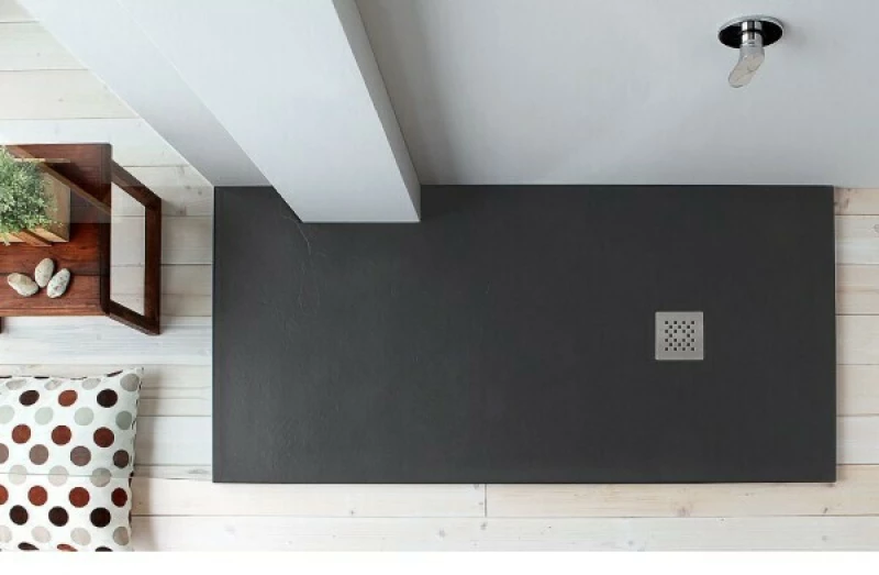 Ντουζιέρα Τετράγωνη Karag Pietra 90X90 Ardesia