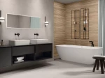 Πλακάκι Porcelanite Dos Amazonas 30Χ90 Απομίμησης Ξύλου Roble Relieve 9544