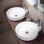 Επικαθήμενος Νιπτήρας Μπάνιου Φ44 Adamidis Cupa 44M 0105048327 Λευκό